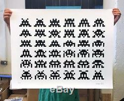 Space Invader signed edition REPETITION VARIATION EVOLUTION banksy IN HAND