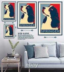 Springer Spaniel Art Print'Hope' Photo Poster Gift Animal Dog Lovers Canine