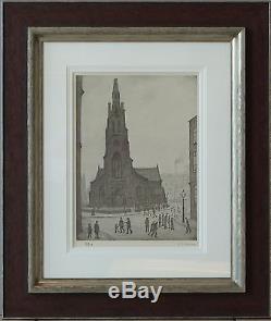 St Simons Church by L S Lowry Signed Limited Edition Print