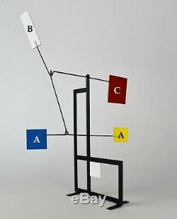 Stabile Mobile De Stijl Mondrian MID Century Art Sculpture 50's 1950 Kinetic