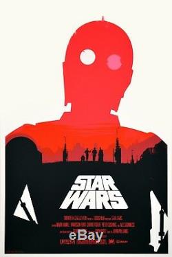 Star wars by Olly moss Set of 3 prints Rare Sold out Mondo print