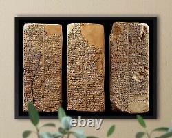 Sumerian King List Wall Art Decor Babylon-Assyrian-Mesopotamian-Akkadian-History