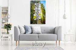 Sunny Personalized Personal up to 6 Names on Street Sign Canvas Wall Art Print