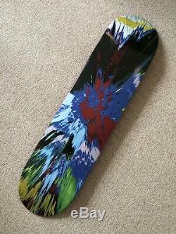 Supreme Damien Hirst Skateboard Deck Spin Painting Rare Limited Edition