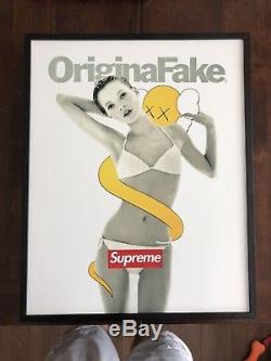 Supreme x OriginaFake 10th Anniversary, 2008, Japan Kaws Kate Moss Canvas