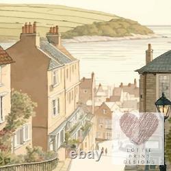 Swanage Travel Print Wall Art Swanage Dorset Travel Poster Gift Swanage Dorset S