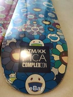 TAKASHI MURAKAMI x COMPLEXCON x MCA SKATE DECKS SET OF 3. SIZE 8.0 In Hand