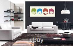 THE BEATLES CANVAS WALL ART PRINT Ready To Hang FRAMED CANVAS PICTURE