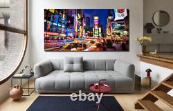 TIMES SQUARE NEW YORK CANVAS WALL ART PICTURE PRINT FRAMED Ready to Hang