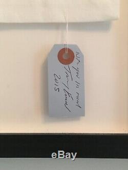 TRACEY EMIN, My Heart Is With You Always, Embroidered, Signed, Inscribed