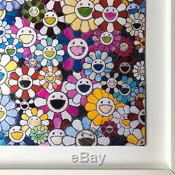 Takashi Murakami Bouquet of Love Signed and Numbered, Professionally Framed