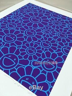 Takashi Murakami May Shower Silkscreen Signed Ed of 100 BLUE/PURPLE