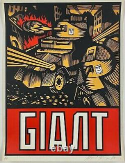 Tank Print (1996) Shepard Fairey Obey Giant Signed / Artist Proof
