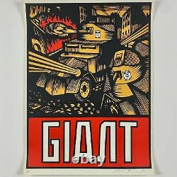 Tank Print (1996) Shepard Fairey Obey Giant Signed / Artist Proof