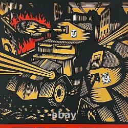 Tank Print (1996) Shepard Fairey Obey Giant Signed / Artist Proof