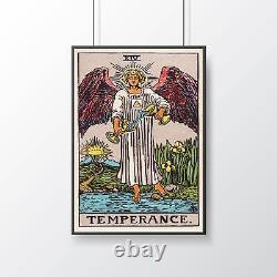 Temperance Poster Rider-Waite Tarot Print Bedroom, Lounge, Study Gift
