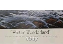 Terry Redlin Limited Edition Winter Wonderland Signed Litograph? UNFRAMED