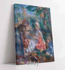 The Apple Seller, Pierre Auguste Renoir- Framed Canvas Wall Art Picture Print