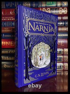 The Chronicles Of Narnia by C. S. Lewis Rare Leather Bound Hardback 1st Printing