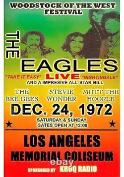 The. Eagles Music A4+ Poster Poster/canvas Framed Made In England