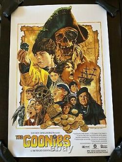 The Goonies Movie Poster 32/40 Art Print Paul Mann Steven Spielberg mondo sdcc