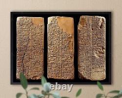 The Sumerian King List Framed Print, Canvas, Poster Assyrian Babylon Akkad