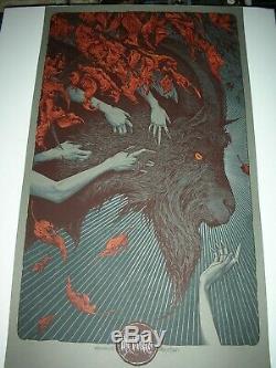 The VVitch Variant Aaron Horkey Poster Mondo 2016 Signed Silk Screen Print RARE