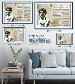 The Wisdom of Marcus Aurelius Poster Photo Art Print Gift Motivation
