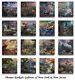 Thomas Kinkade Complete Disney Canvas Wrap Set Of 16 The Ultimate Collection