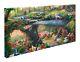 Thomas Kinkade Disney Alice In Wonderland 16 X 31 Wrapped Canvas