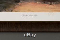 Thomas Kinkade Morning Light Lake 18 x 27 S/N Limited Edition Paper