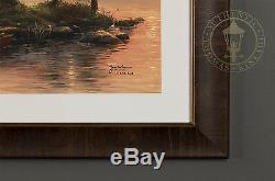 Thomas Kinkade Morning Light Lake 18 x 27 S/N Limited Edition Paper