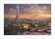 Thomas Kinkade Paris, City Of Love 18 X 27 S/n Limited Edition Paper