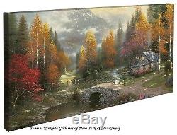Thomas Kinkade Wrap Valley of Peace 16 x 31 Gallery Wrapped Canvas