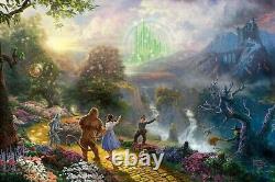 Thomas kinkade wizard of oz wizard art canvas ready to hang UK Seller Free Post