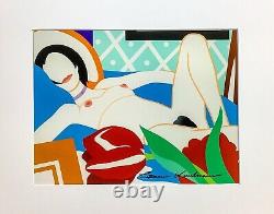 Tom Wesselmann -Vintage Print 11x14 Mat FRAME READY Hand Signed Signature