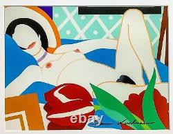 Tom Wesselmann -Vintage Print 11x14 Mat FRAME READY Hand Signed Signature