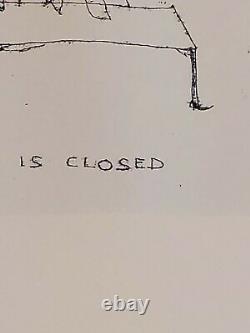 Tracey Emin Closed (2013) SIGNED RARE