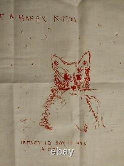 Tracey Emin Not A Happy Kitten (in Fact ID Say It Was A Dog) 2003 Rare