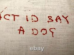 Tracey Emin Not A Happy Kitten (in Fact ID Say It Was A Dog) 2003 Rare