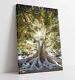 Tree 2 Canvas Wall Art Float Effect/frame/picture/poster Print- White Blue Green