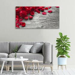 Tulup Acrylic Glass Print Wall Art Image 100x50cm Red roses