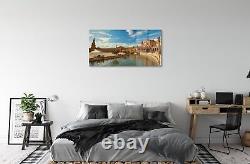 Tulup Glass Print 120x60 Wall Art Picture Spain Old Market architecture