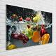 Tulup Glass Print Wall Art Image Picture 100x70cm Fruits And Vegetables