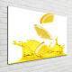 Tulup Glass Print Wall Art Image Picture 100x70cm Lemon Slices