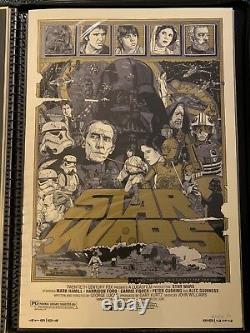 Tyler Stout STAR WARS A NEW HOPE Variant Mondo Movie Poster Print Signed