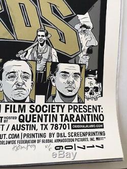 Tyler Stout Signed Inglourious Basterds Variant Mondo Movie Print Art The Thing