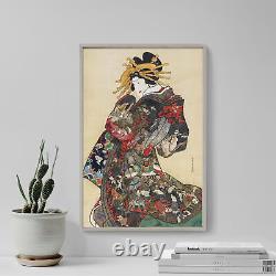 Utagawa Kunisada Hell Courtesan (1912) Painting Poster Art Print Ukiyo-e