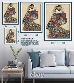 Utagawa Kunisada Hell Courtesan (1912) Painting Poster Art Print Ukiyo-e