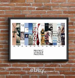 Van Halen Discography Print Multi Album Cover Art Poster Fathers Day Gift